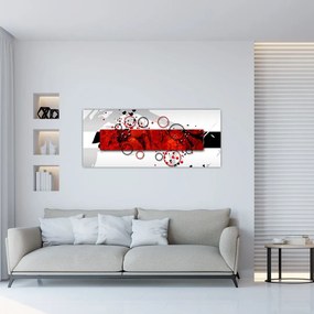 Tablou cu abstracție (120x50 cm)