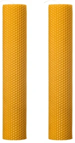 Set 2 Lumanari naturale fagure din Ceara de Albine H40 4,5cm 4,5 cm, 40 cm, Natural