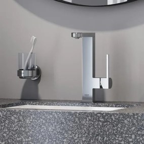 Baterie lavoar Grohe Plus, pipa pivotanta si afisaj LED, ventil click clack