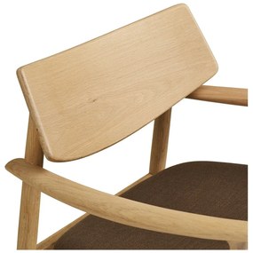 Fotoliu cu taburet maro Olvera – House Nordic