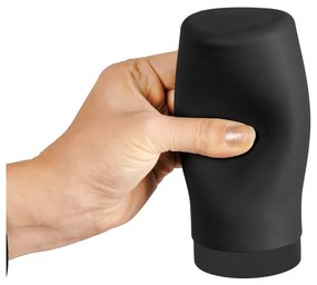 Dozator / dispenser de săpun din silicon Wenko Easy Squeez-e, negru