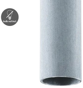 Lustră pe cablu SAGA 1xE27/40W/230V gri