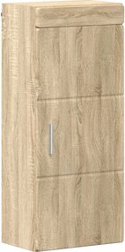 vidaXL Dulap de perete pentru baie TULUM Stejar Sonoma Lemn compozit