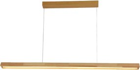 Brilagi - Lustră suspendată cu cablu UMEA WOOD LED/30W/230V 120 cm lemn