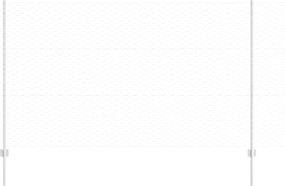 vidaXL Gard cu Stâlp Argintiu 1,4 x 10 m Oțel