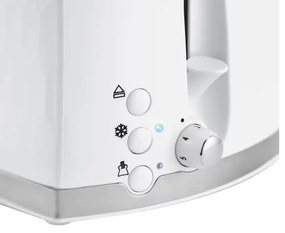 Resigilat: Prajitor de paine Russell Hobbs 26060-56, 850W, 2 felii, Orificii late, Dezghetare, Alb