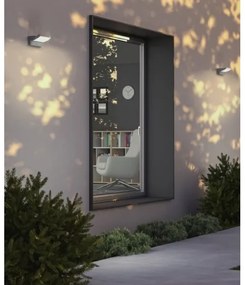 Redo 90587 - Lampă LED de exterior cu senzor FLIP, 20W, 230V, 3000K, IP54, antracit