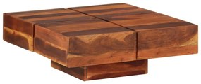 338467 vidaXL Măsuță de cafea, 80x80x30 cm, lemn masiv de acacia