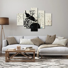 Tablou - Elefant deasupra solului (150x105 cm)