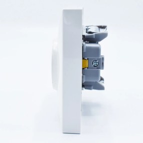 Priza dubla cu impamantare si protectie copii Arkedia Panasonic, ST, alba