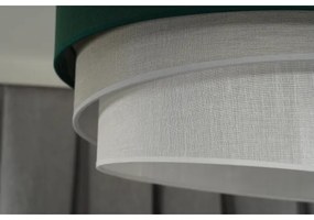 Lustră pe cablu Duolla TRIO 1xE27/15W/230V d. 45 cm verde/gri/alb
