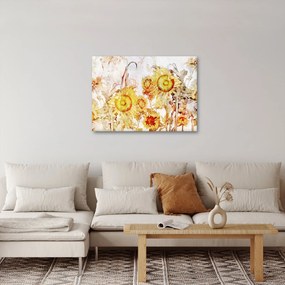 Tablou - Floarea-soarelui,pictură (70x50 cm)