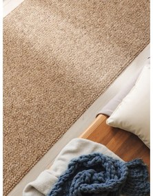 Covor tip traversă maro deschis lavabil 80x240 cm Rocco Caramel – Elle Decoration