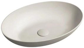 Sapho - Lavoar pentru blat FORMIGO 60 x 40 cm, beton/bej