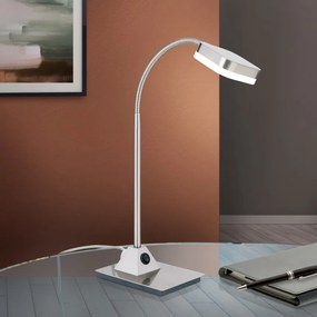 Veioza / Lampa de birou ajustabila Steno satin chrome