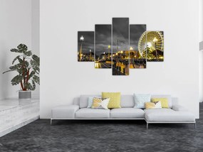 Tablou carusel în amurg (150x105 cm)