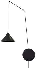Suspensie Abramo 1 Black 160/1 Emibig Lighting, Modern, E27, Polonia