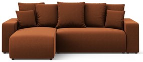 Coltar extensibil Jini cu 4 locuri, colt reversibil si tapiterie din tesatura structurala