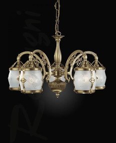 Candelabru clasic cu 5 brate design italian realizat manual 4020