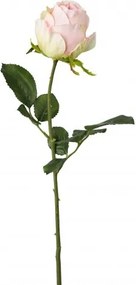 Fir floare artificiala, Rose Roz deschis, H57 cm