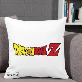 Perna Personalizata Dragon Ball Z Clasic, 40x40 cm, Alba Mata, Husa Detasabila, Perna Inclusa, BEKZ®