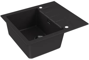 Chiuvetă de bucătărie ALVEUS 1148158 CADIT 59x50 cm negru