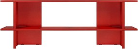 Etajeră roșie din metal 160x57x37 cm Hes – noo.ma