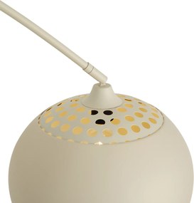 Lampă cu arc modernă bej cu bază de marmură - XXL