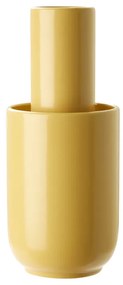 Vază ceramică „Amel”, dimensiune medie, 3 variante - Lemn Variantă: galben muștar