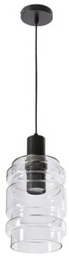 Lampă suspendată pe cablu RADON 1xE27/40W/230V transparentă