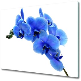 Tocator din sticla albastru orhidee