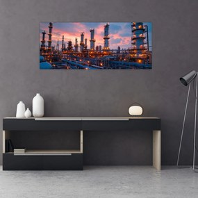 Tablou - Instalație industrială (120x50 cm)