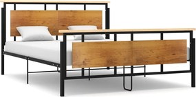 vidaXL Cadru de pat, 160 x 200 cm, metal