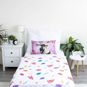 Lenjerie de pat pentru copii din bumbac pentru pătuț 100x135 cm Frozen "Wind" – Jerry Fabrics