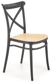 Scaun de grădină Karma K512 (negru + bej). 1118269