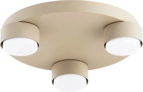Brilagi-LED RGB Plafonieră dimabilă MONO 3xGX53/14W/230V Wi-Fi Tuya Ø 30 cm bej