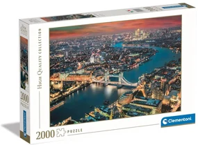 Orașe Aerial View Puzzle Londra 2000 de piese Clementoni