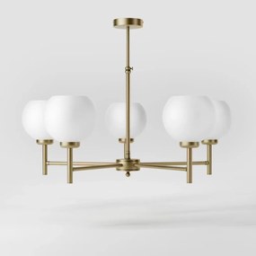 Candelabru din alama stil modern Art Deco Spheres