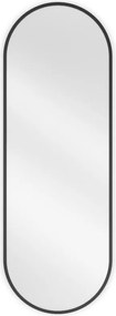 Mexen Loft oglindă baie ovală 100 x 35 cm, cadru negru - 9851-100-035-000-70