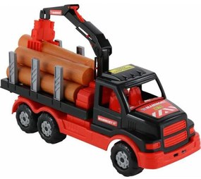 Camion cu lemne - Mammoet, 47x16x26 cm, Polesie