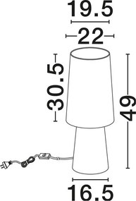 Veioza, Lampa de masa din in Nebia