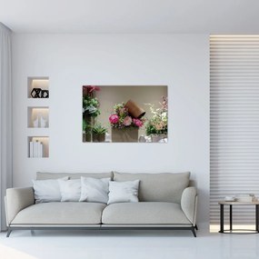 Tablou -Trandafir pentru tine (90x60 cm)