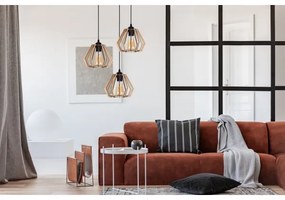 Lustră pe cablu BERGO 3xE27/60W/230V neagră