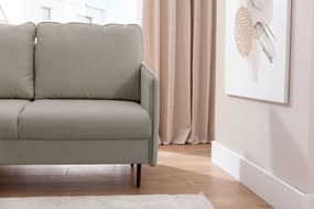 Colțar extensibil pe stânga Taila Mini - liliac cu carouri Loft 02 / picioare negre