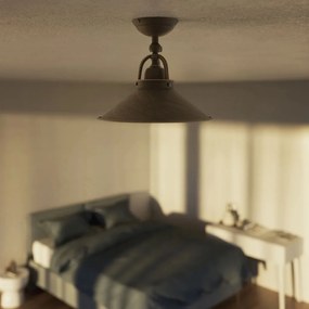 Plafoniera stil industrial din alama personalizabila Alice 25cm