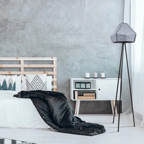 Lampadar cu trepied din material ecologic Lomiro