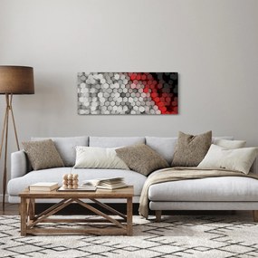Tablou - 3D hexagoane (120x50 cm)