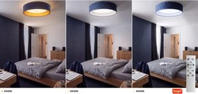 Brilagi - corp de iluminat LED reglabil VELVET SM. 24W/230V 3000-6000K Ø 45 cm albastru WT + DO