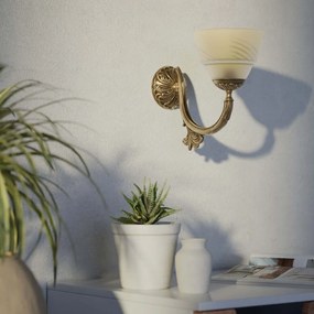 Aplica de perete din alama stil Neoclassical Elisa