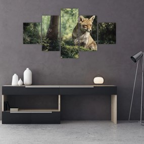 Tablou cu vulpe (125x70 cm), în 40 de alte dimensiuni noi